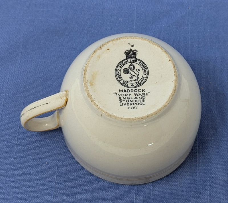 Various Ships - Cunard Ivory Ware coffee cup