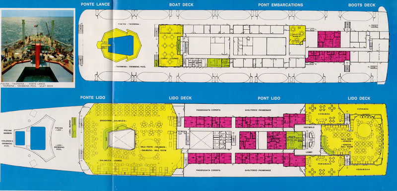 IRPINIA: 1929 - Deluxe deck plan/interiors brochure