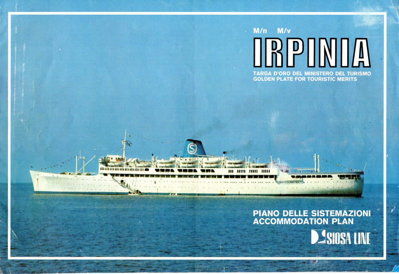 IRPINIA: 1929 - Deluxe deck plan/interiors brochure