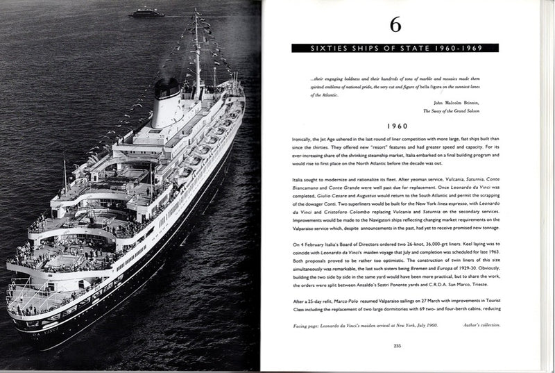 Various Ships - "The Lido Fleet: Italian Line Passenger Ships &amp; Services" by Peter Kohler