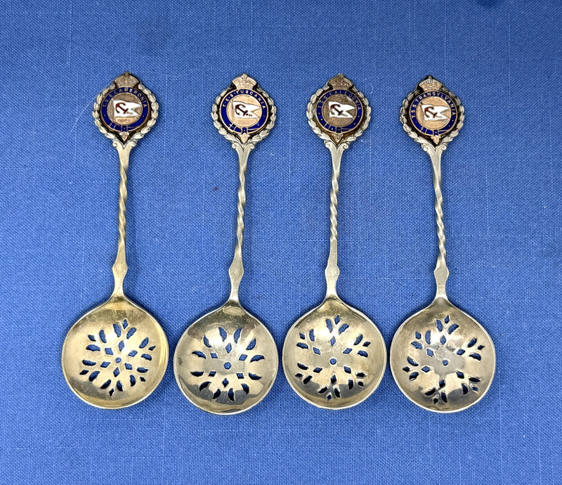 CAMERONIA Class - 4 Anchor Line silverplated tea caddies