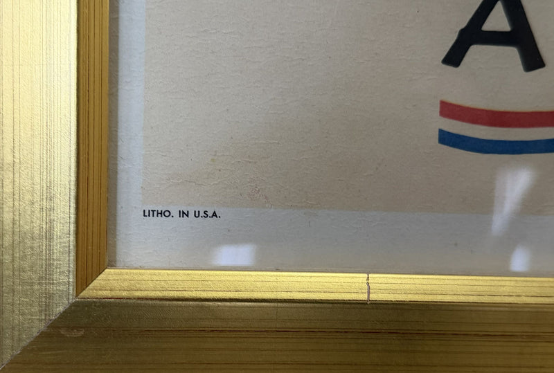 INDEPENDENCE & CONSTITUTION: 1951 - Original travel agency poster from early 1950s