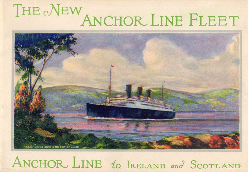 Various: pre-war - Circa 1926 Anchor Line First Class interiors brochure