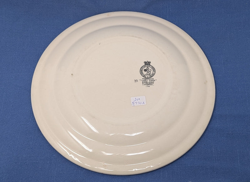 Various Ships - Cunard Ivory Ware dinner plate