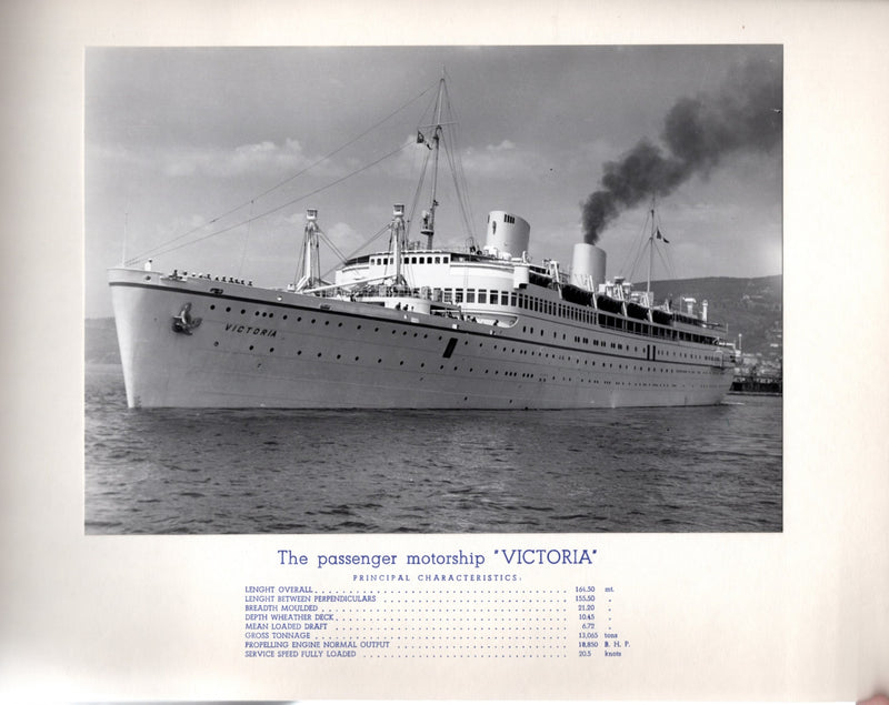 Various: pre-war - Cantieri Riuniti dell' Adriatico prestige album w/ ship projects 1920s-50s