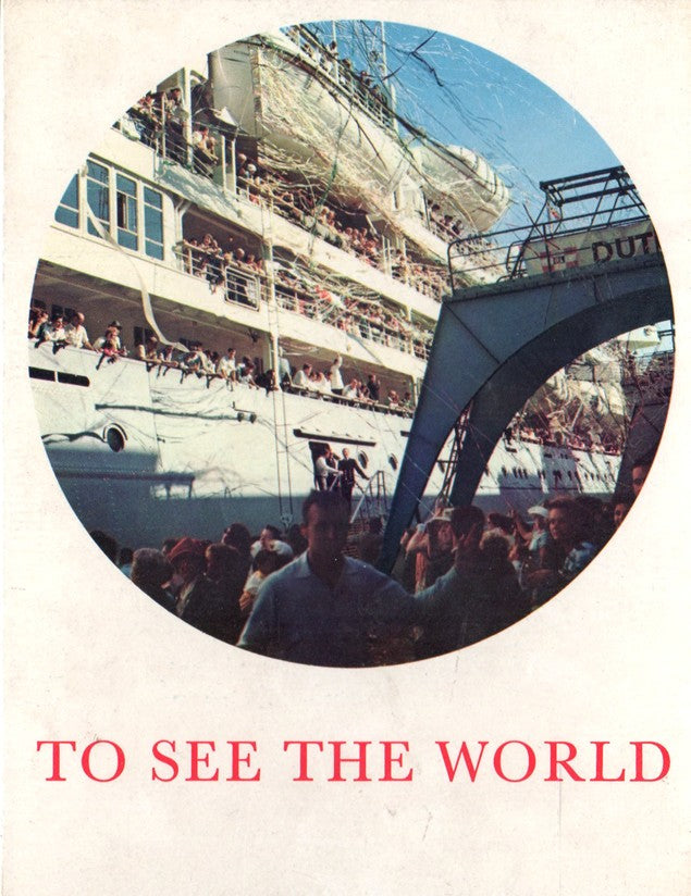 WILLEM RUYS: 1947 - Novel accordion book w/ ship & port views