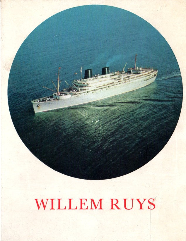 WILLEM RUYS: 1947 - Novel accordion book w/ ship & port views