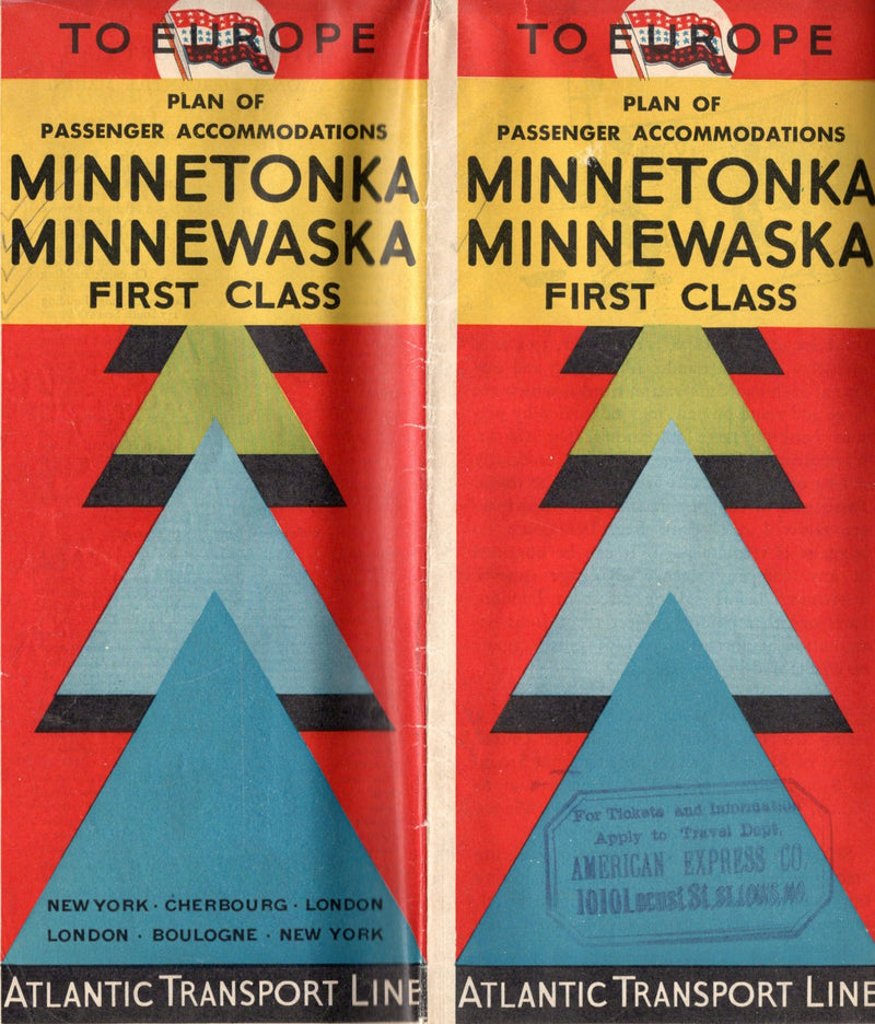 MINNETONKA & MINNEWASKA - Deluxe I.M.M. deck plan w/ interiors