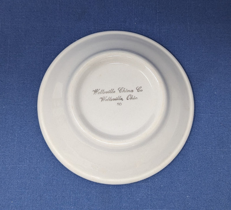 PUERTO RICO: 1931 - Bull Lines side dish from 1950