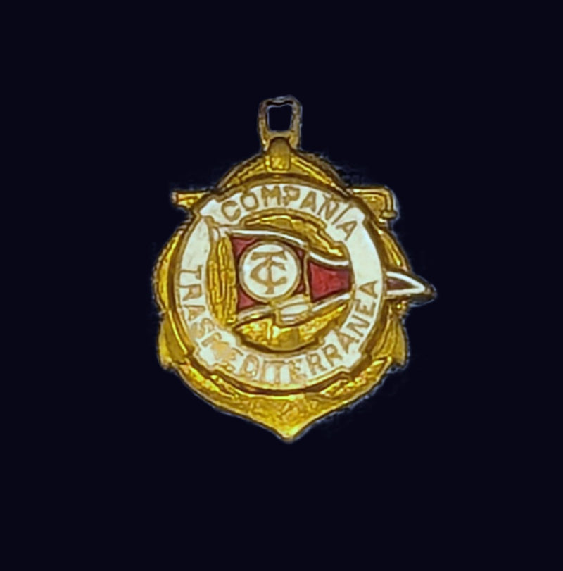 Various: pre-war - Compañia Trasmediterránea lapel pin from 1920s-30s