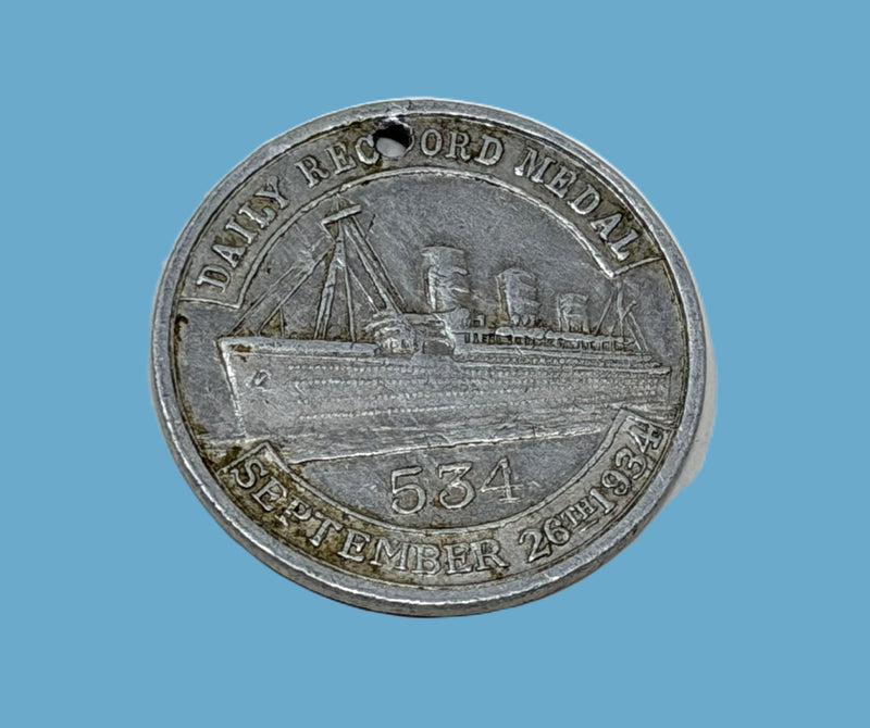 QUEEN MARY: 1936 - Commemorative launch token