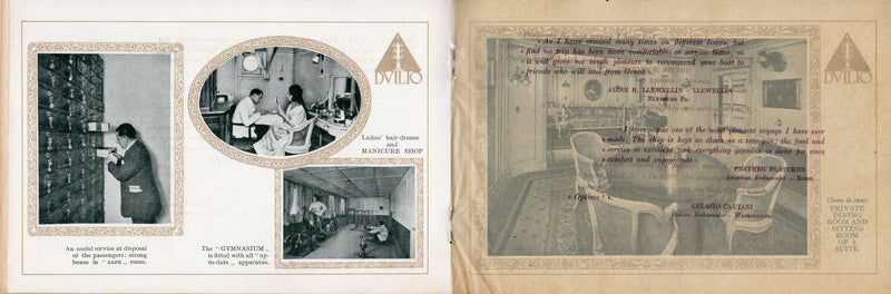 DUILIO: 1923 - Elegant Interiors brochure w/ many photos