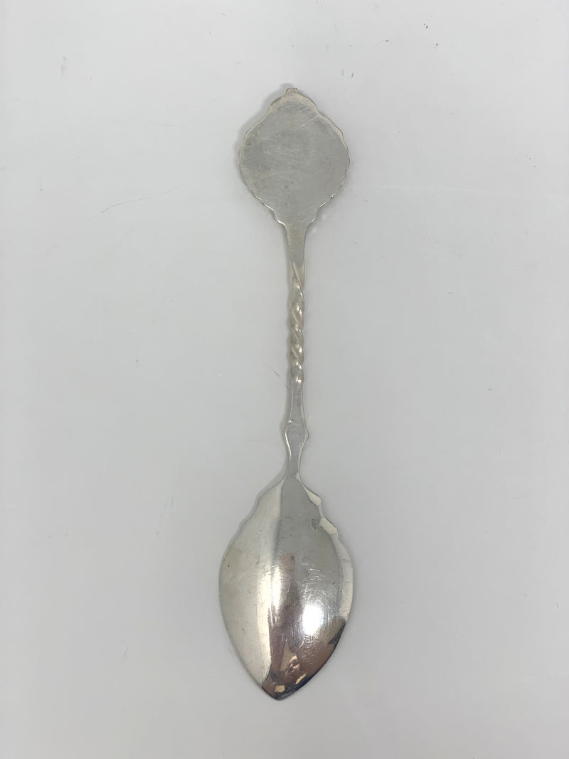 BALTIC: 1904 - Souvenir silver spoon w/ star medallion