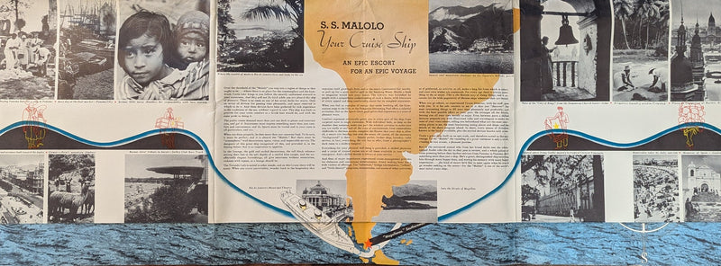 MALOLO: 1927 - Ginormous 1934 cruise brochure & deck plans