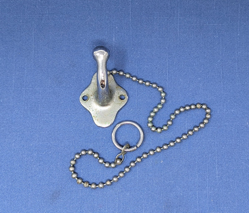UNITED STATES: 1952 - Shower curtain tie-back from ship