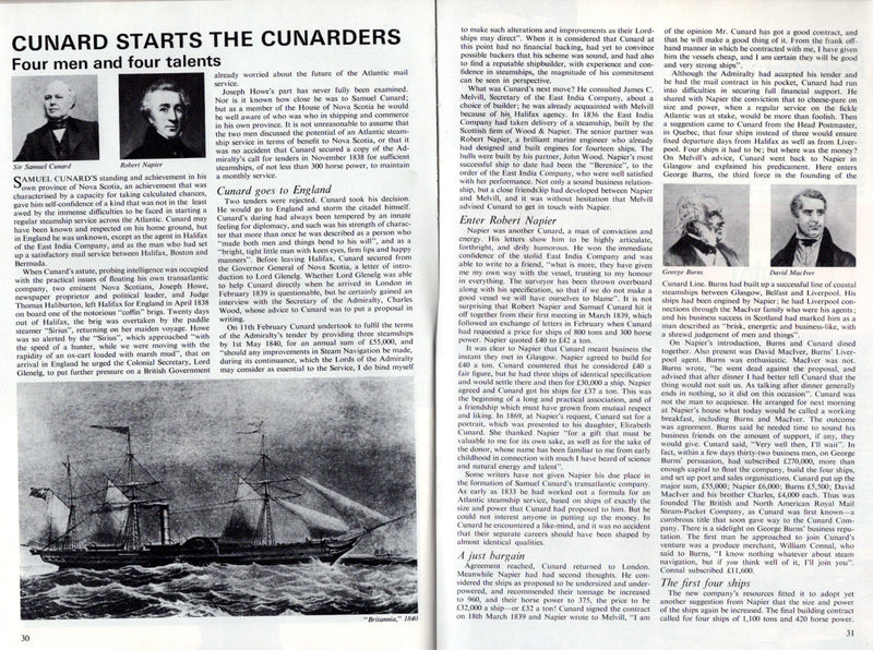 QE2: 1969 - "The Cunarders" onboard magazine from maiden voyage era