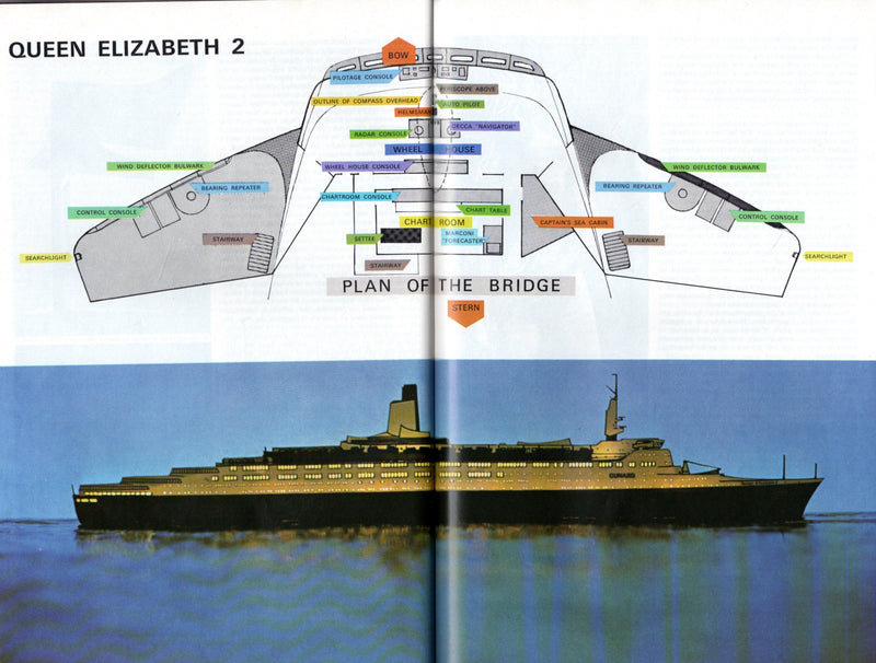 QE2: 1969 - "The Cunarders" onboard magazine from maiden voyage era