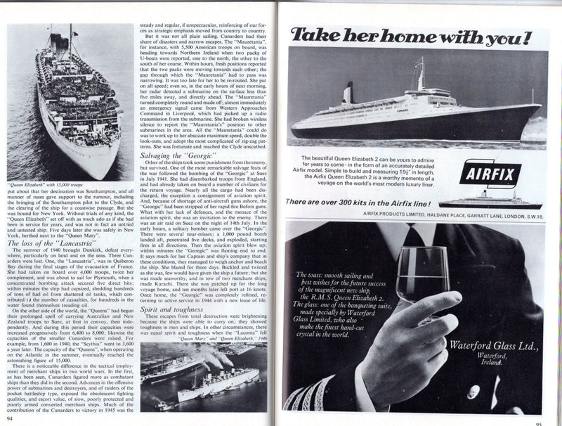 QE2: 1969 - "The Cunarders" onboard magazine from maiden voyage era