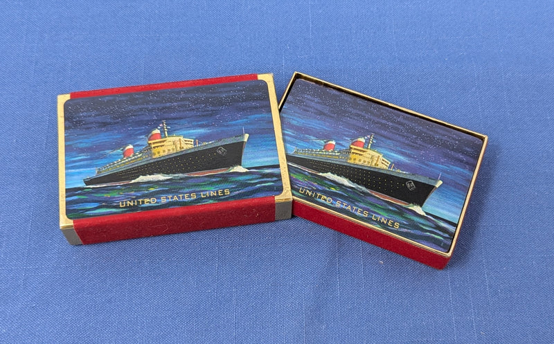 UNITED STATES: 1952 - Beautiful nighttime scene playing cards