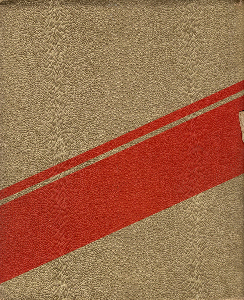 QUEEN MARY: 1936 - Famed gold-cover pre-maiden art-onboard brochure