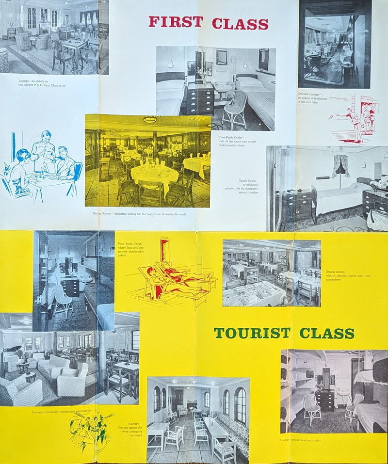 CORFU, CARTHAGE & CANTON - 1950s interiors brochure for aging trio