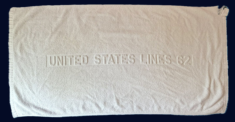 UNITED STATES: 1952 - First Class bath towel #1