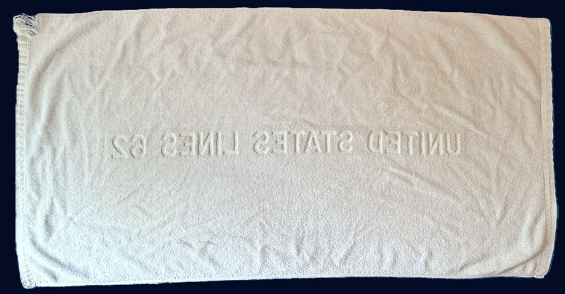 UNITED STATES: 1952 - First Class bath towel #1