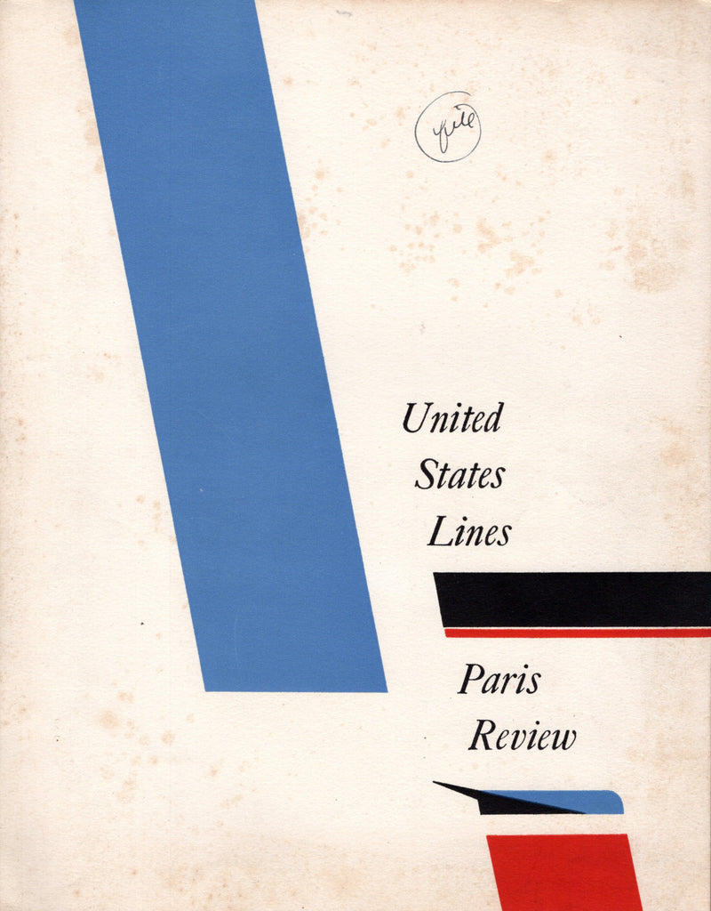 UNITED STATES: 1952 - USL 1953 "Paris Review" deluxe guide