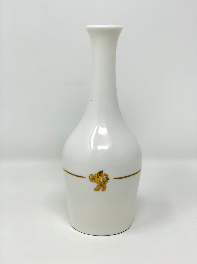 QE2: 1969 - Royal Doulton china bud vase w/ logo