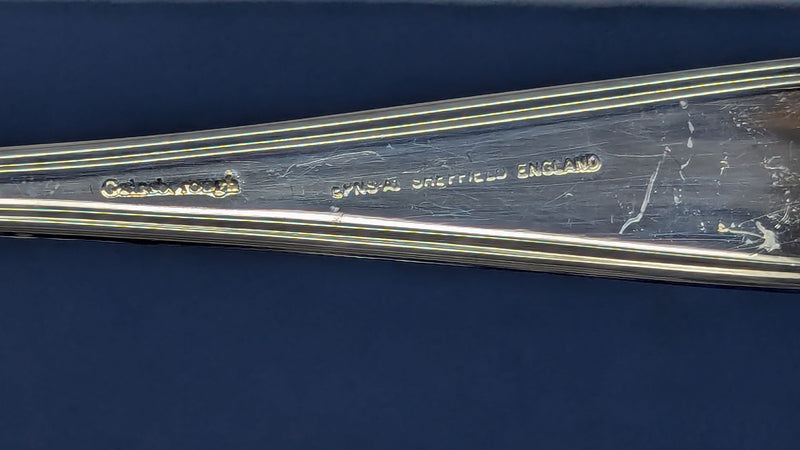 QE2: 1969 - 7-piece Gainsborough silverware set in display box