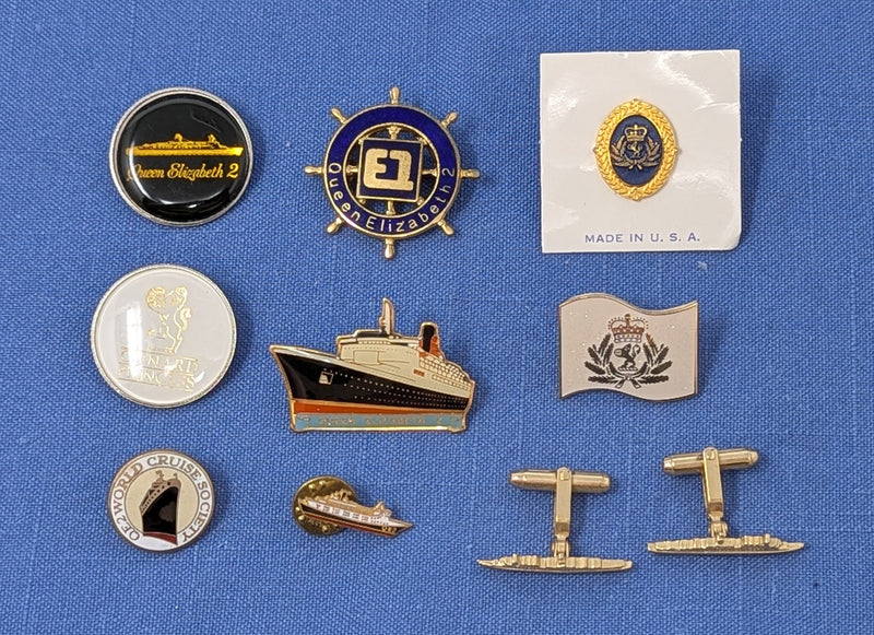 QE2: 1969 - 8 pin souvenirs