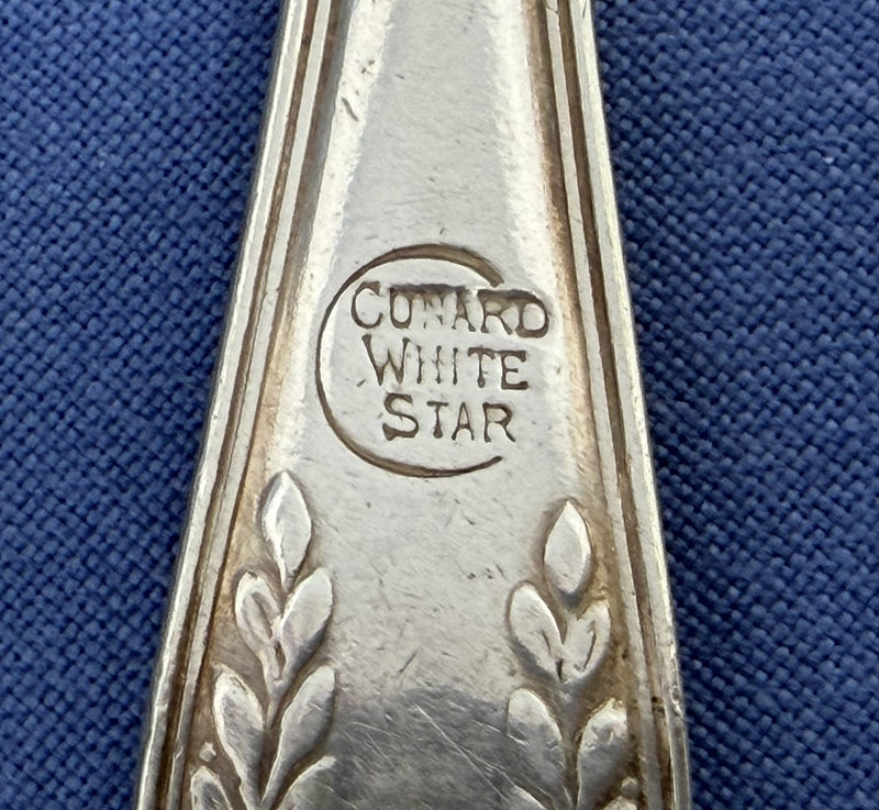 Various: pre-war - 3 pieces of Cunard "King's Pattern" silverware