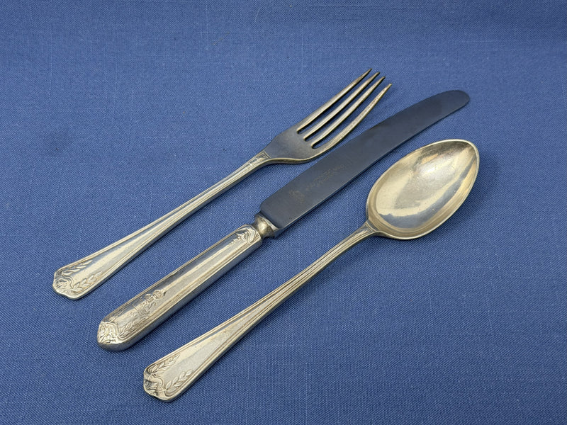 Various: pre-war - 3 pieces of Cunard "King's Pattern" silverware