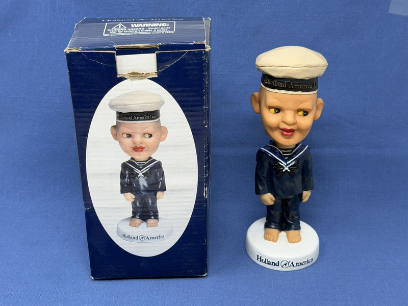Various Ships - Holland America Line bobblehead sailor doll