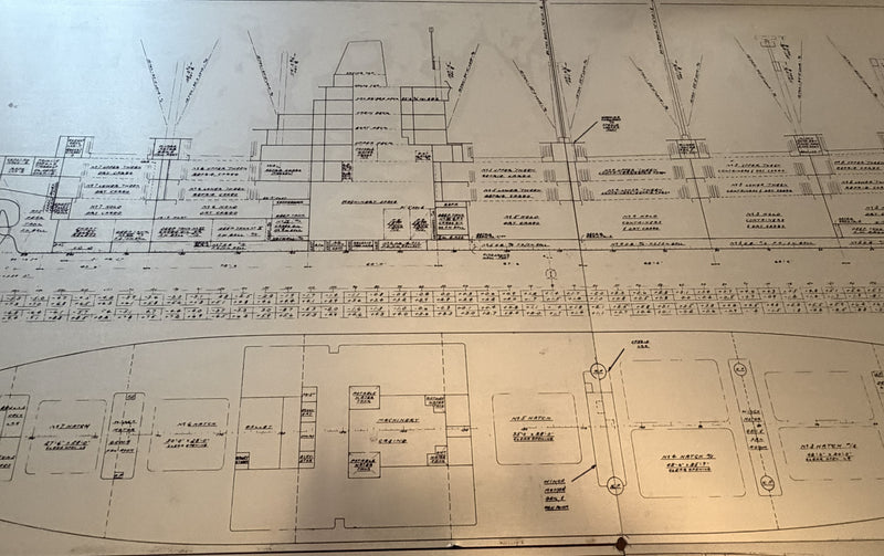 SANTA LUCIA: 1966 - General arrangements sign removed from ship