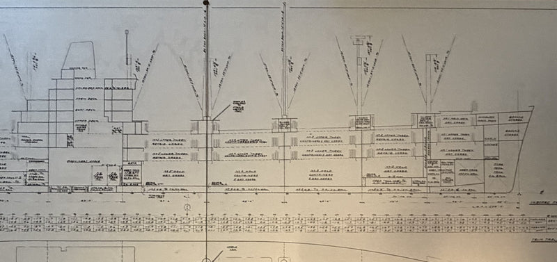 SANTA LUCIA: 1966 - General arrangements sign removed from ship