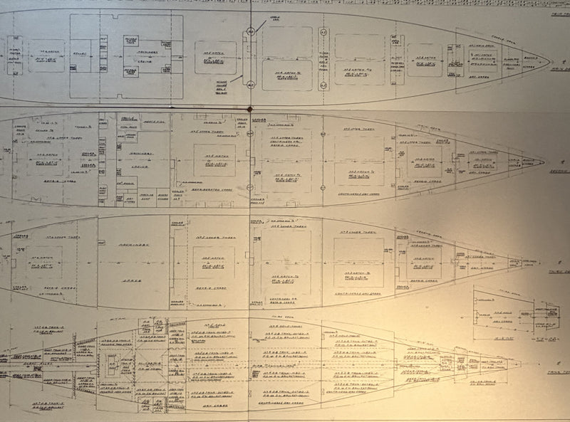 SANTA LUCIA: 1966 - General arrangements sign removed from ship