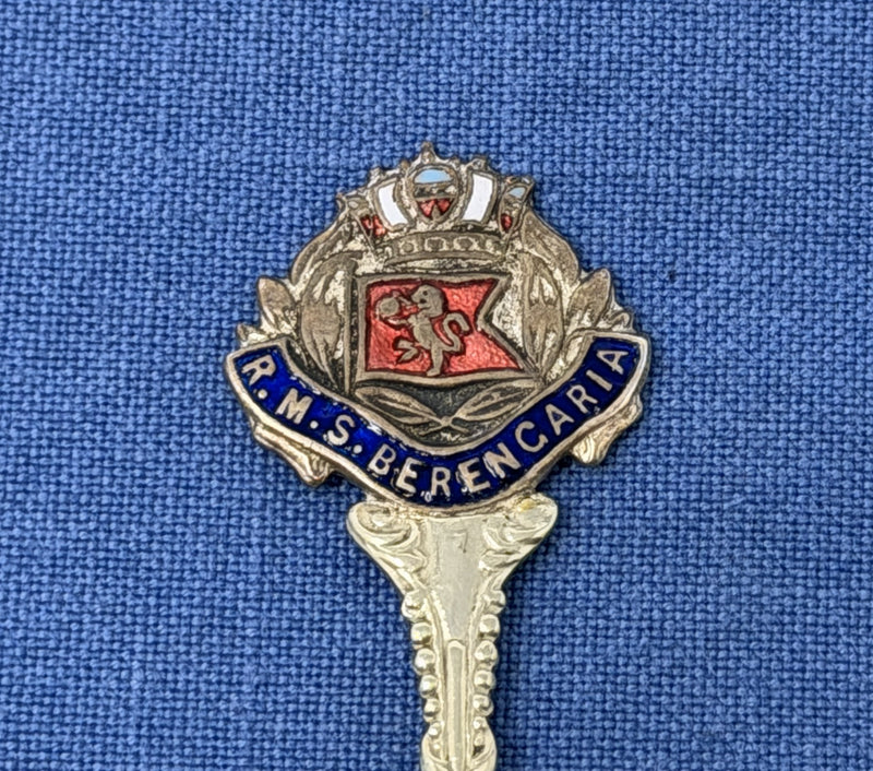 BERENGARIA: 1913 - Silverplated souvenir spoon