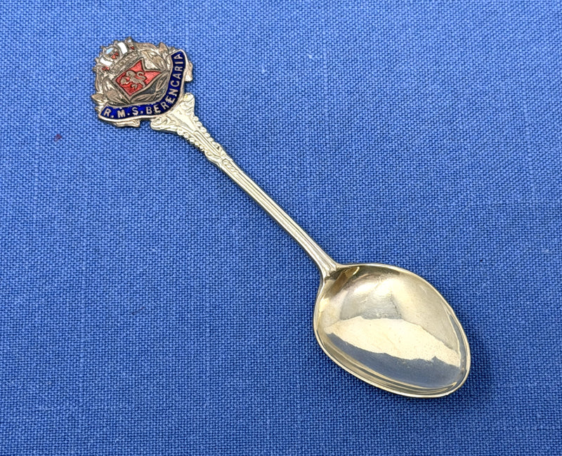 BERENGARIA: 1913 - Silverplated souvenir spoon