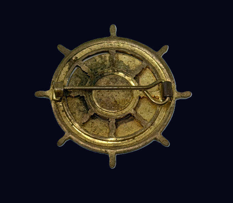STRATHNAVER: 1931 - Ship's wheel lapel pin