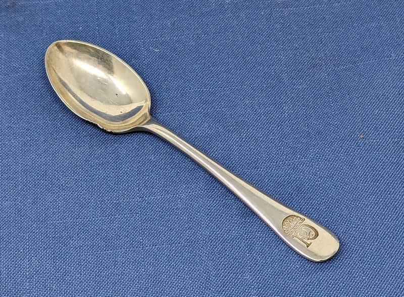 Various Ships - P&O silverplated teaspoon from 1940s-50s