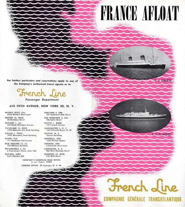 LIBERTE & FLANDRE - 1959 interiors brochure