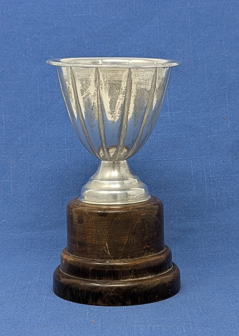 ANDREA DORIA: 1953 - Silver trophy on base from ship