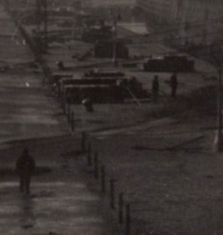 LUSITANIA: 1907 - Rare real photocard of ship in Gladstone Dock
