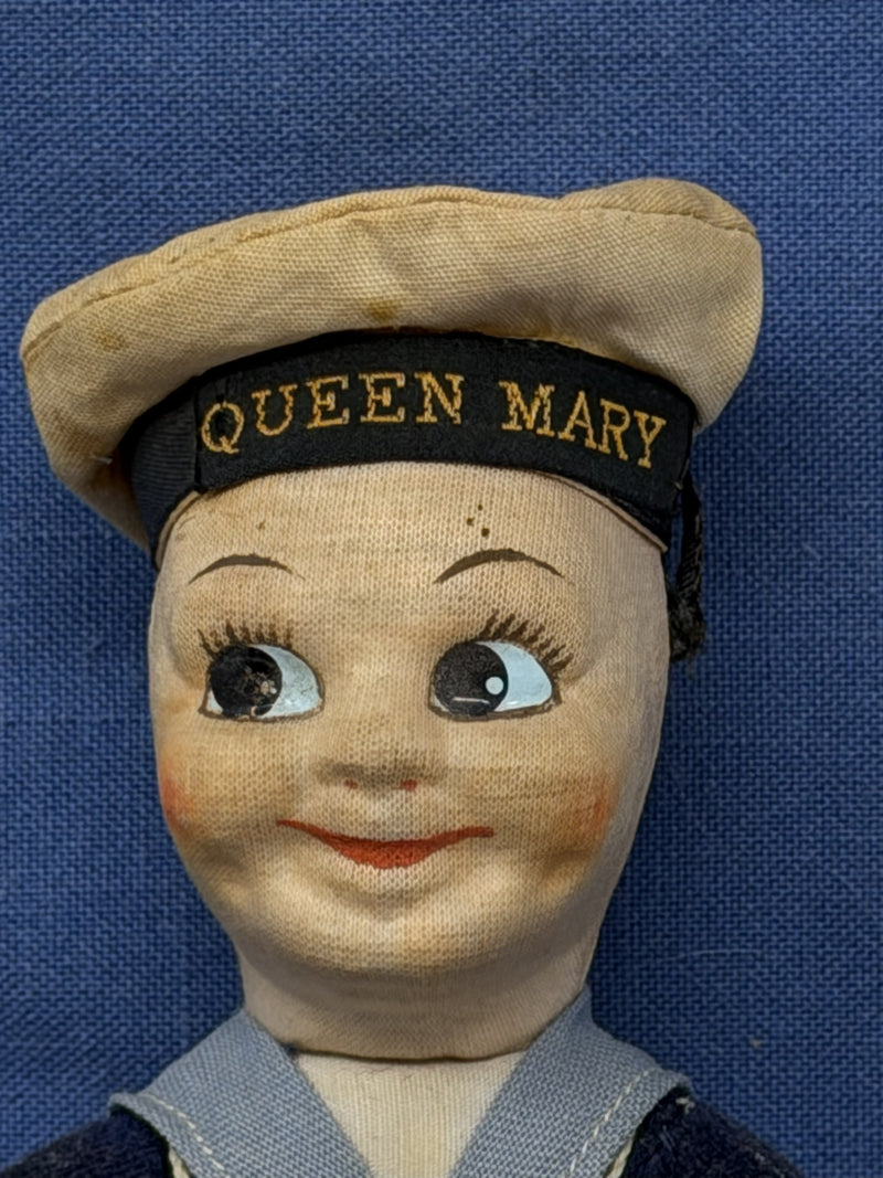 QUEEN MARY: 1936 - "Jollyboy" souvenir sailor doll