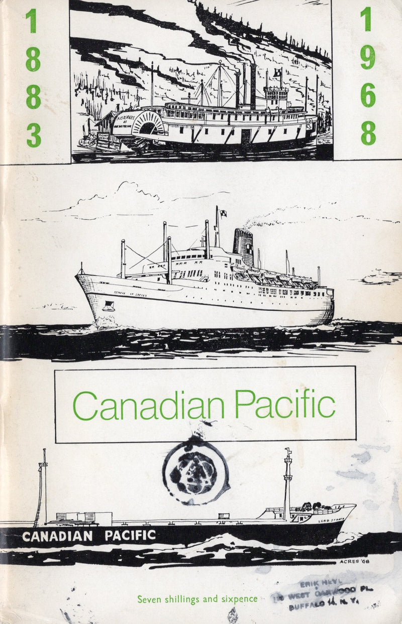 Various Ships - Canadian Pacific fleet history 1883-1968