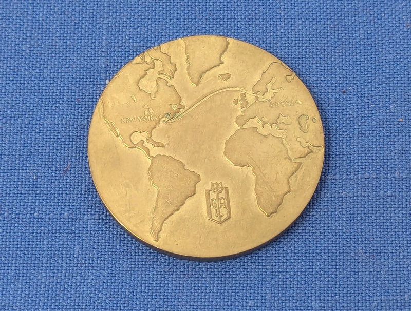 PILSUDSKI: 1935 - Maiden voyage medallion