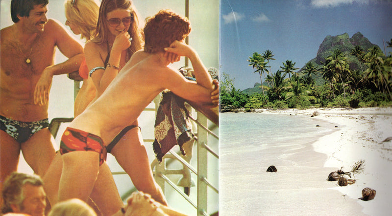 FAIRSTAR: 1957 - Deluxe 1977-78 Australian cruise brochure w/ interiors & plans