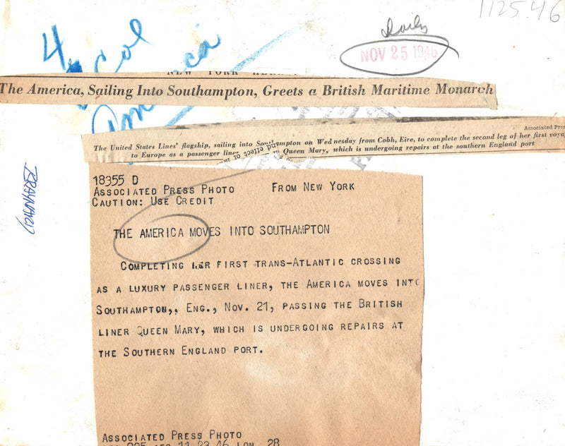 AMERICA: 1940 - 7 original & historic news photos 1946-1964