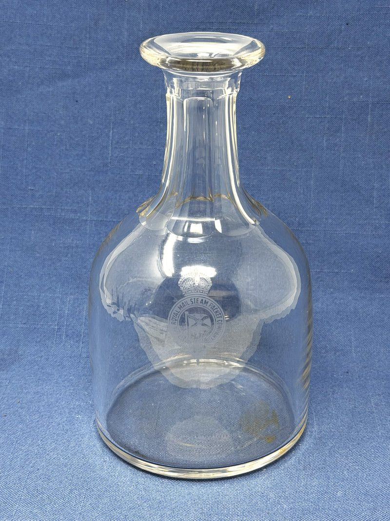 Various: pre-war - 1920s-30s Royal Mail Line crystal water carafe